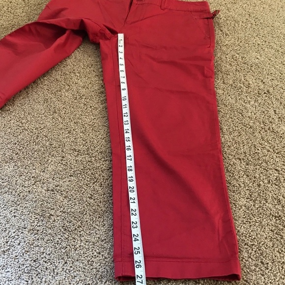 VINEYARD VINES size 8 cotton crop ankle pants - Picture 4 of 8